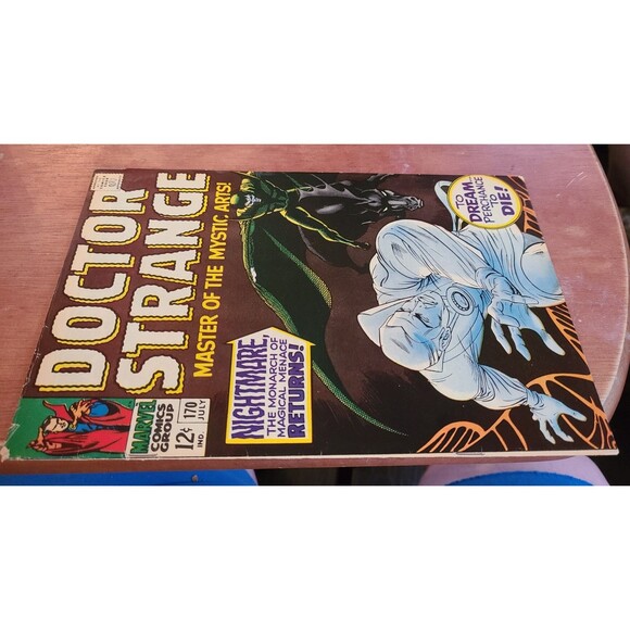 DOCTOR STRANGE #170 V (Marvel 1968) First Cover NIGHTMARE 12-cent Cover ADKINS - Picture 5 of 7